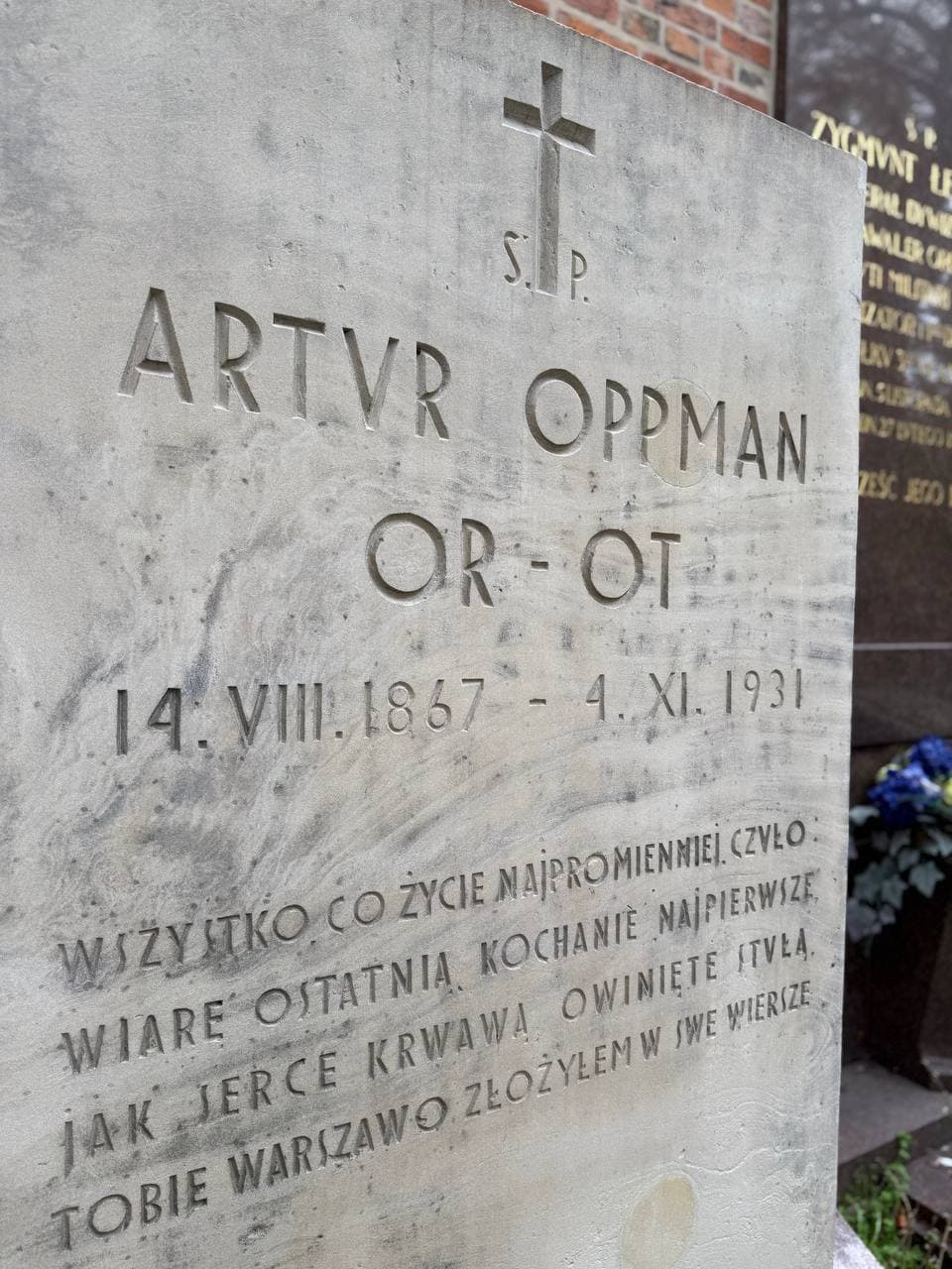 Zdjęcie grobu Artur Oppman (1)