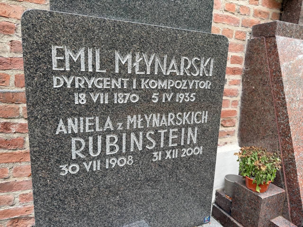 Zdjęcie grobu: Aniela Rubinstein