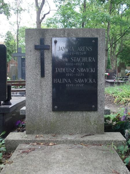 Zdjęcie grobu Janina Arens (2)