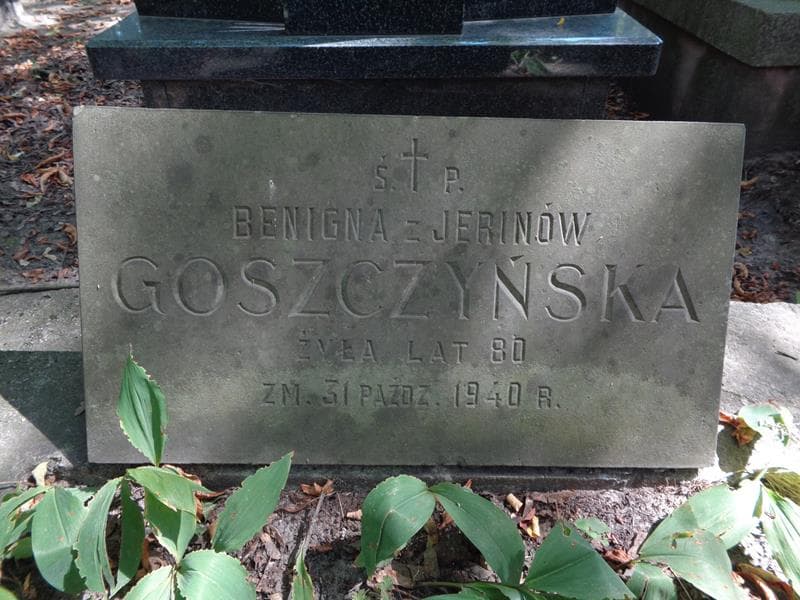 Zdjęcie grobu Benigna Goszczyńska (2)