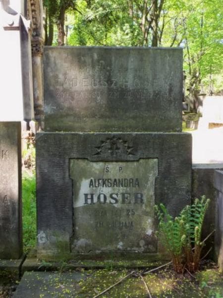 Zdjęcie grobu Aleksandra Hoser (2)