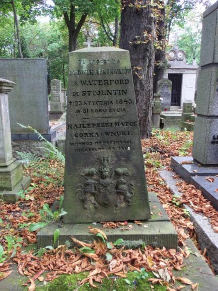 Zdjęcie grobu Ludwika De Waterford De Stojentin (2)