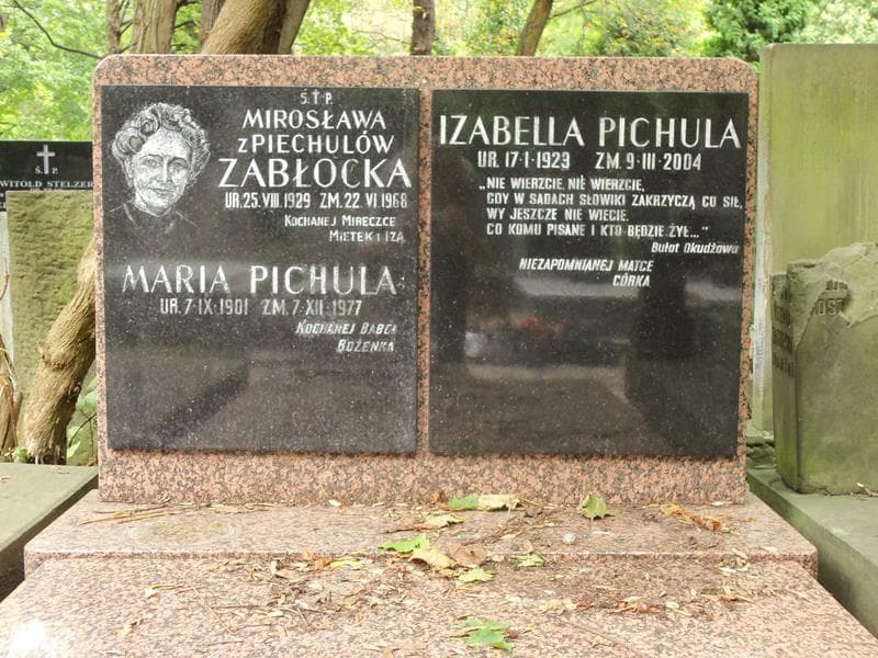 Zdjęcie grobu Izabella Piechula (2)