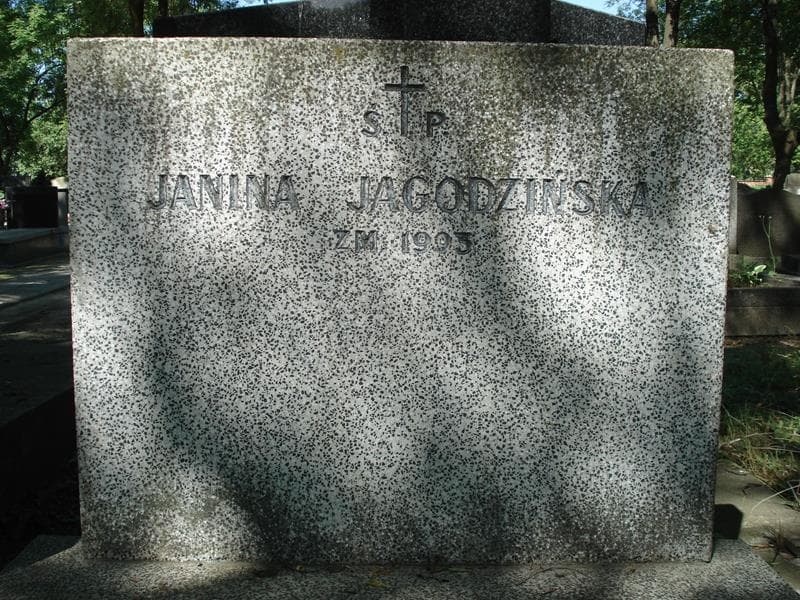 Zdjęcie grobu Janina Jagodzińska (2)