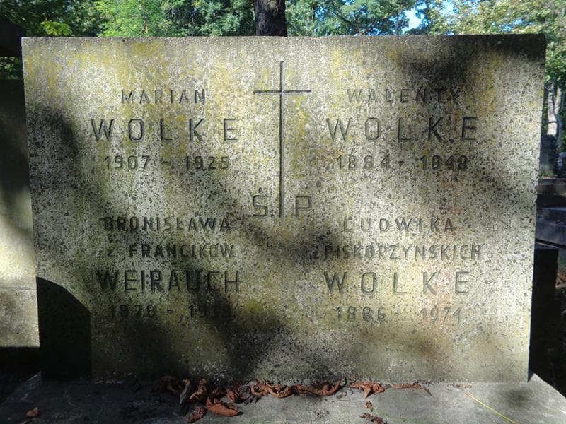 Zdjęcie grobu Walenty Wolke (2)