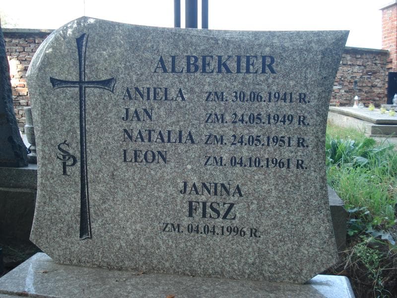 Zdjęcie grobu Aniela Albekier (2)