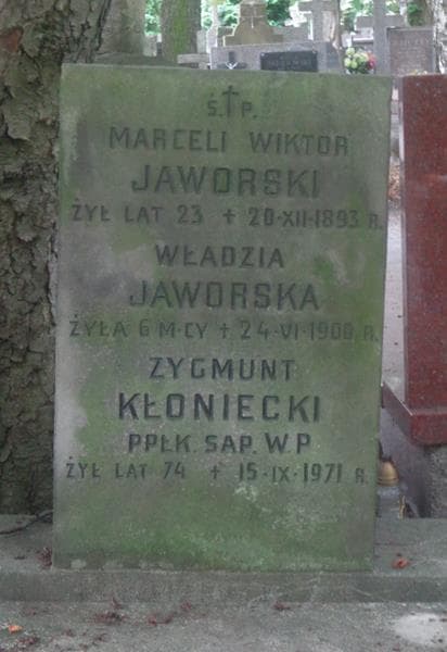 Zdjęcie grobu Władzia Jaworska (2)