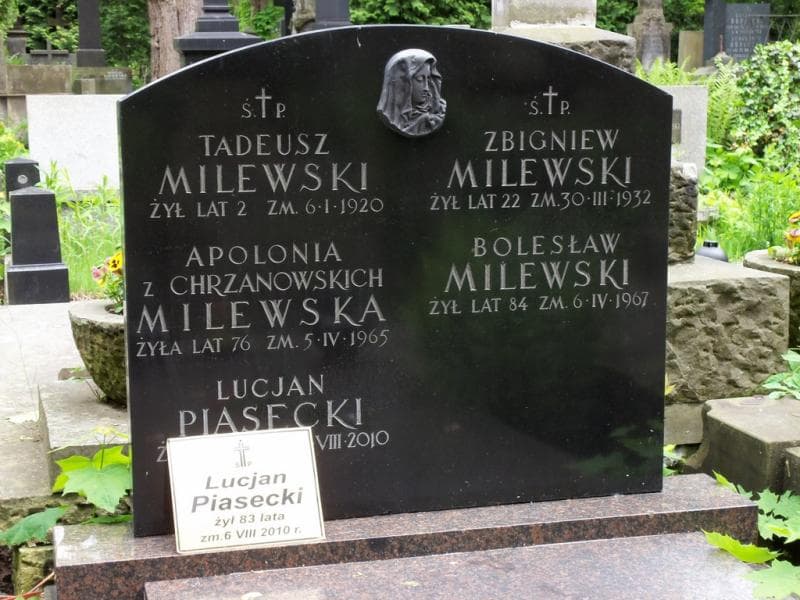 Zdjęcie grobu Lucjan Piasecki (2)