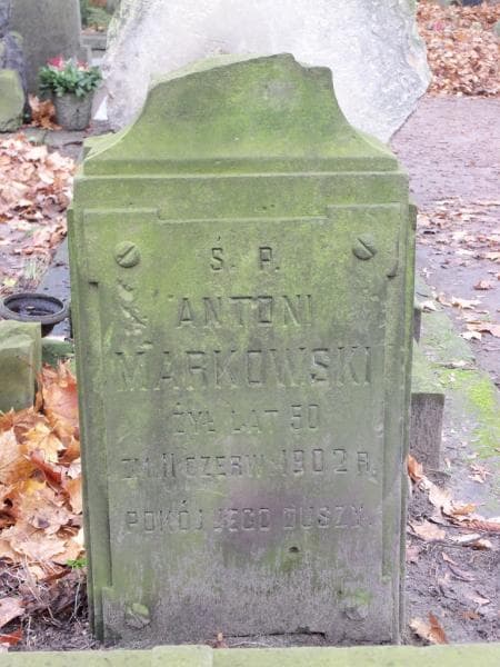 Zdjęcie grobu Antoni Markowski (2)