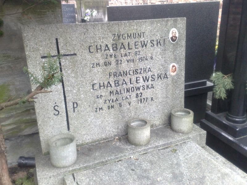 Zdjęcie grobu Franciszka Chabalewska (1)