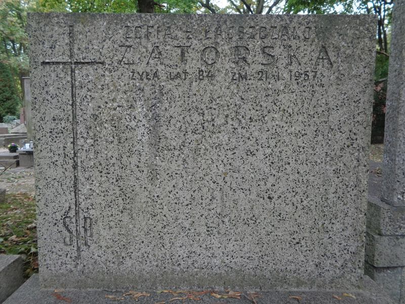 Zdjęcie grobu Zofja Zatorska (2)