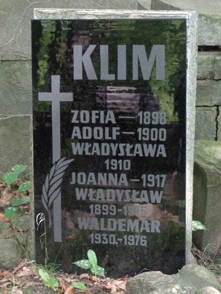 Zdjęcie grobu Władysława Klim (2)