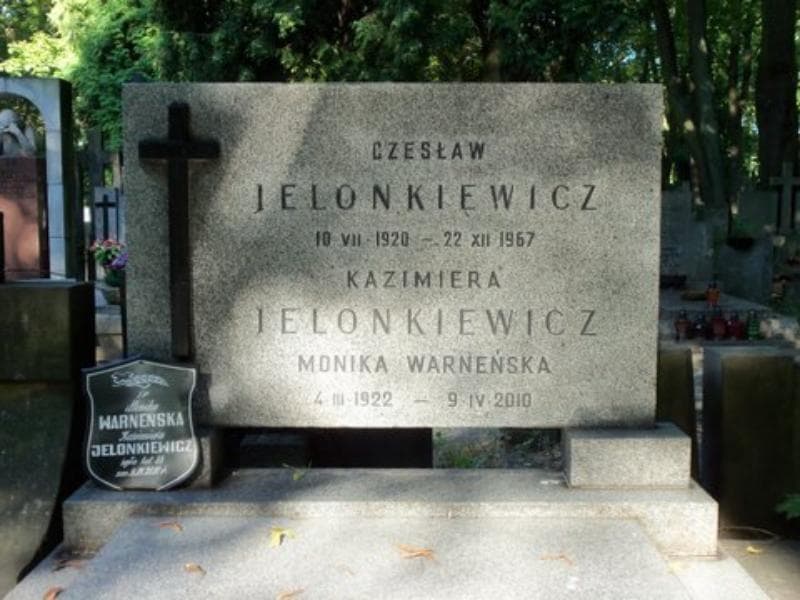 Zdjęcie grobu Kazimiera (monika) Jelonkiewicz (warneńska) (2)