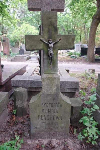 Zdjęcie grobu Olimpja Flachowa (2)
