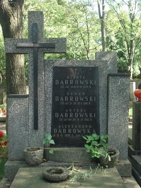 Zdjęcie grobu Aleksandra Dąbrowska (2)