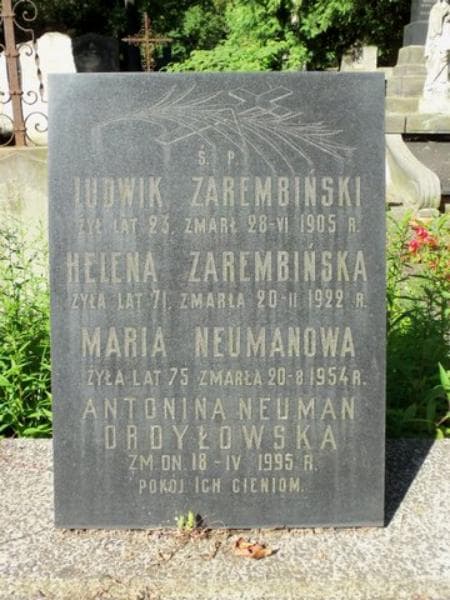 Zdjęcie grobu Antonina Neuman Ordyłowska (1)