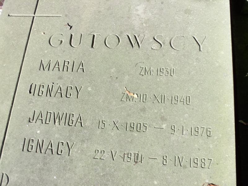 Zdjęcie grobu Ignacy Gutowski (2)