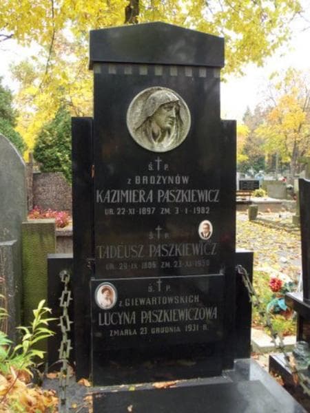 Zdjęcie grobu Kazimiera Paszkiewicz (2)