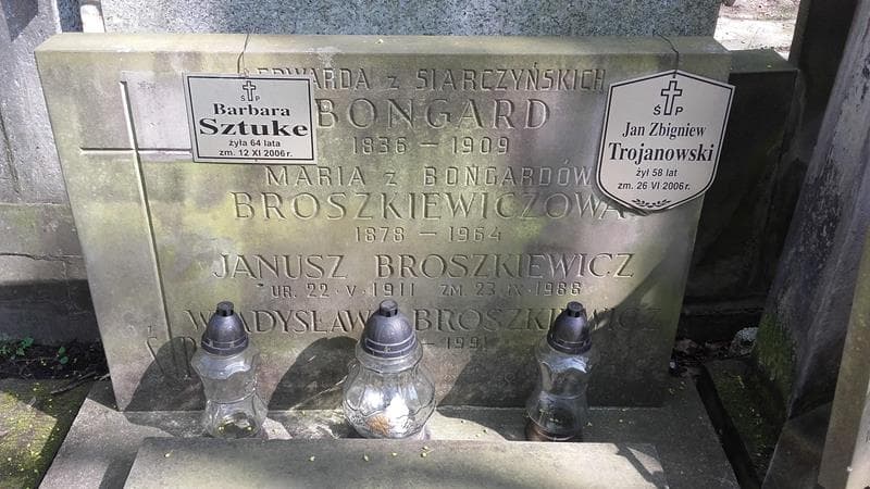 Zdjęcie grobu Władysława Broszkiewicz (1)