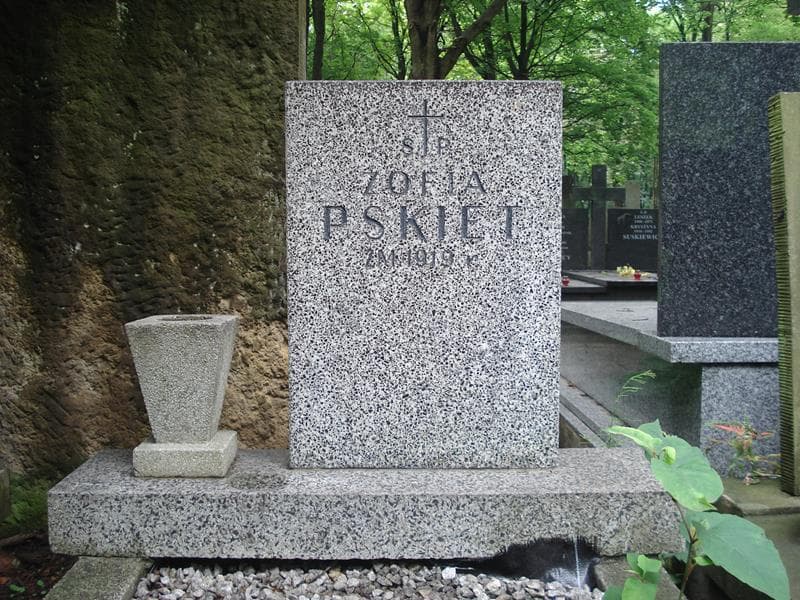 Zdjęcie grobu Zofia Pskiet (1)