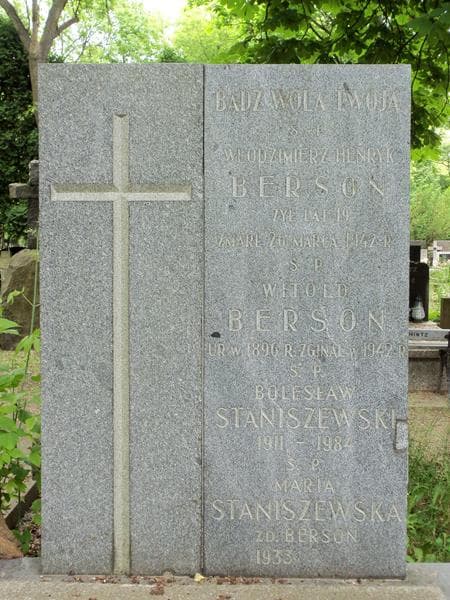 Zdjęcie grobu Włodzimierz Henryk Berson (2)
