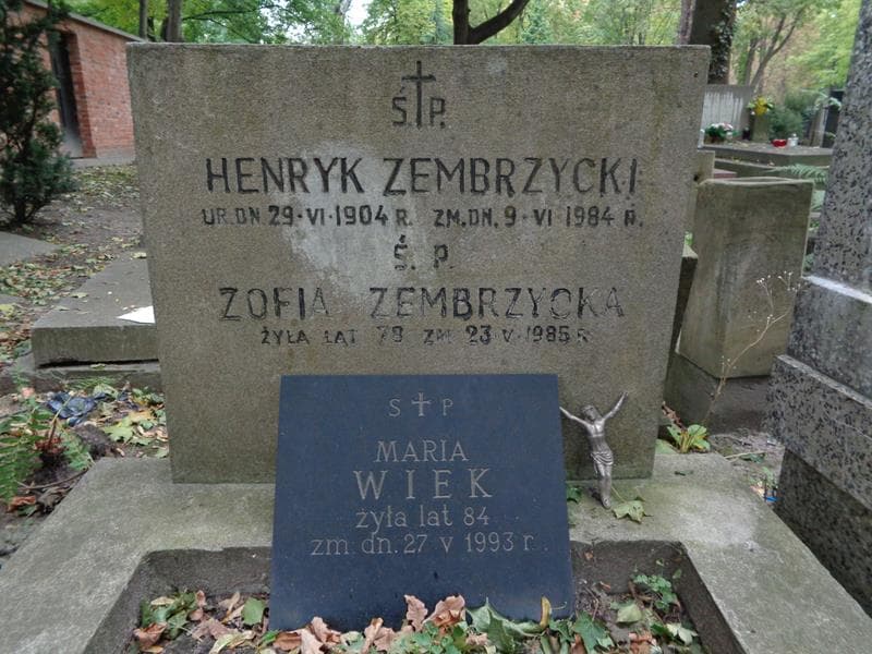 Zdjęcie grobu Zofia Zembrzycka (2)