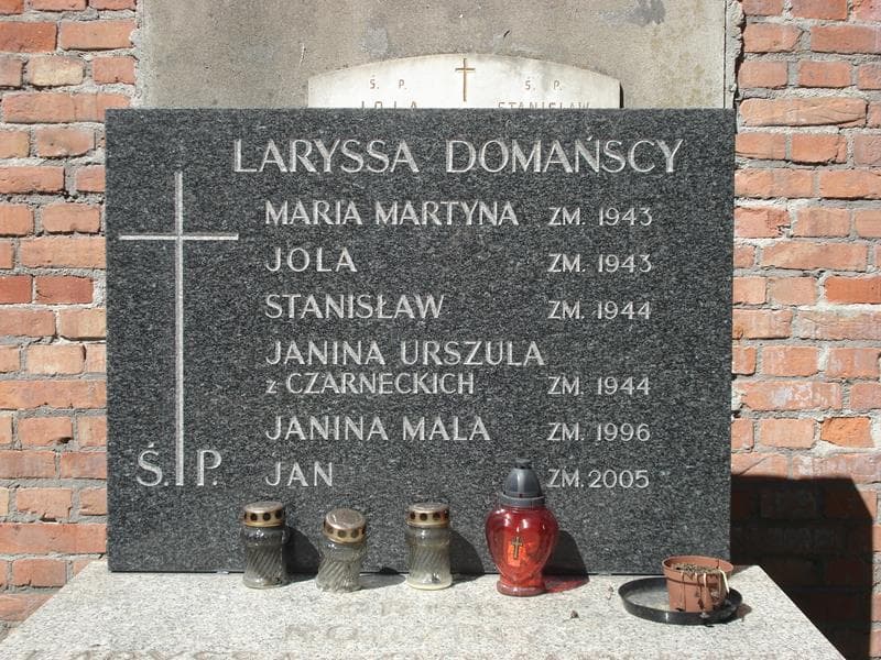 Zdjęcie grobu Janina Urszula Laryssa Domańska (1)