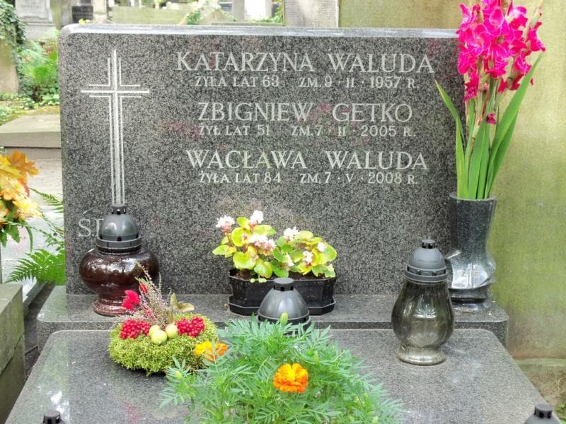 Zdjęcie grobu Wacława Waluda (2)