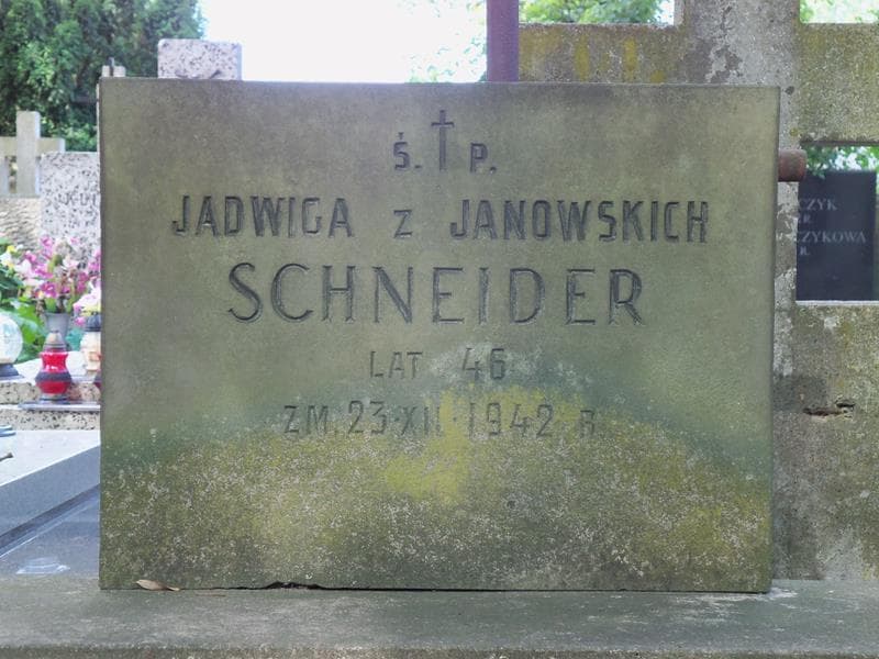 Zdjęcie grobu Jadwiga Schneider (2)