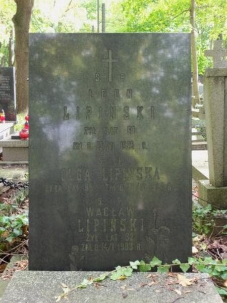 Zdjęcie grobu Leon Lipiński (2)