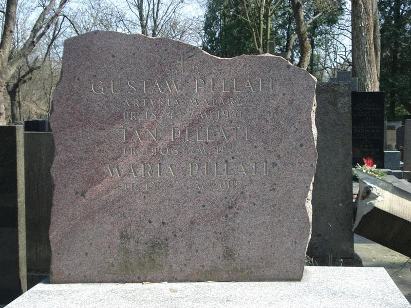 Zdjęcie grobu Gustaw Pillati (2)