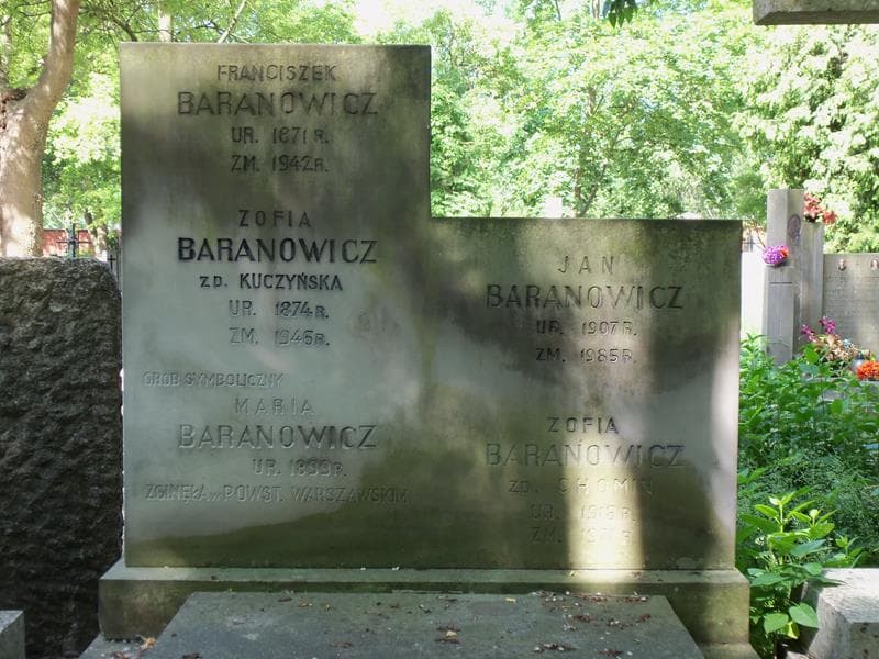 Zdjęcie grobu Maria Baranowicz (2)