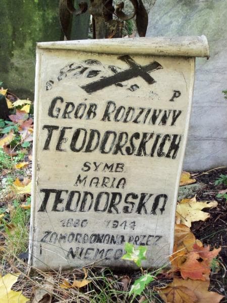 Zdjęcie grobu Maria Teodorska (2)