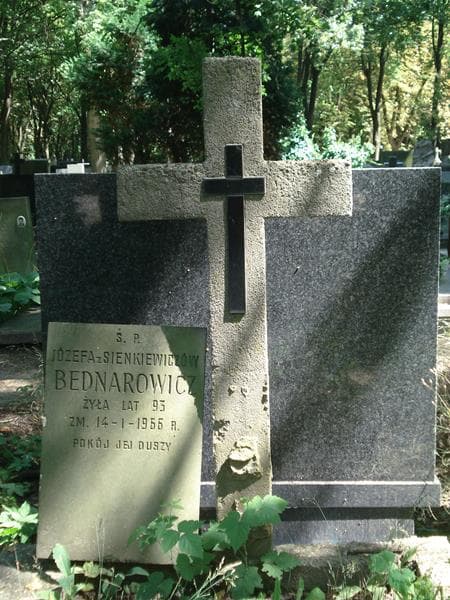 Zdjęcie grobu Józefa Bednarowicz (1)
