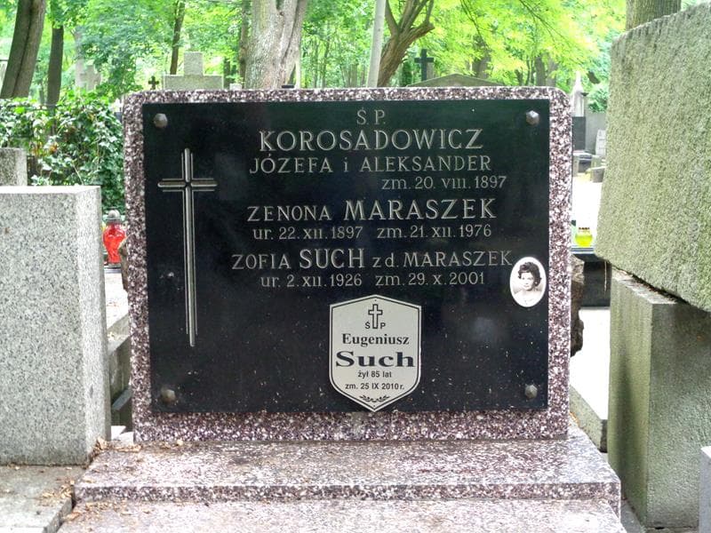 Zdjęcie grobu Zenona Maraszek (2)