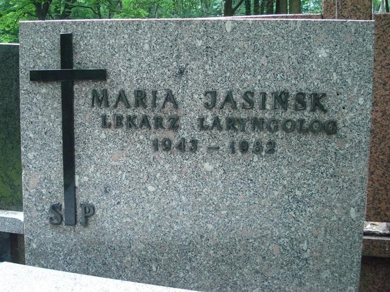 Zdjęcie grobu Maria Jasińska (1)