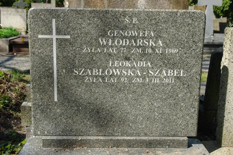 Zdjęcie grobu Genowefa Włodarska (2)