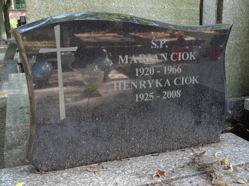 Zdjęcie grobu Henryka Ciok (2)
