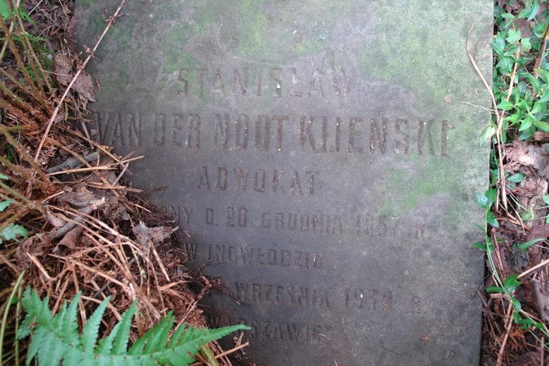 Zdjęcie grobu Stanisław Van Der Noot Kijeński (2)