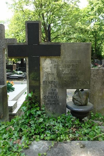 Zdjęcie grobu Henryka Schoppowa (2)