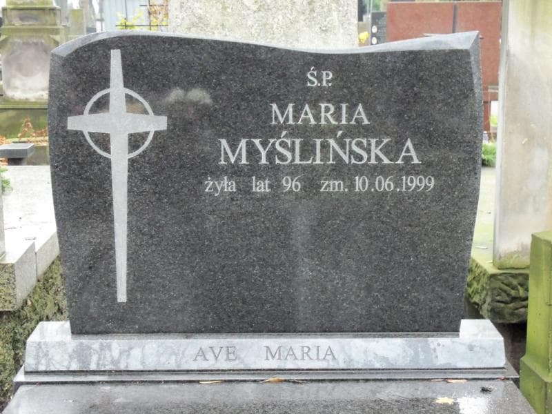 Zdjęcie grobu Maria Myślińska (2)
