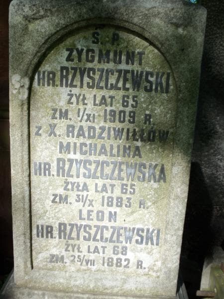 Zdjęcie grobu Zygmunt Rzyszczewski (2)