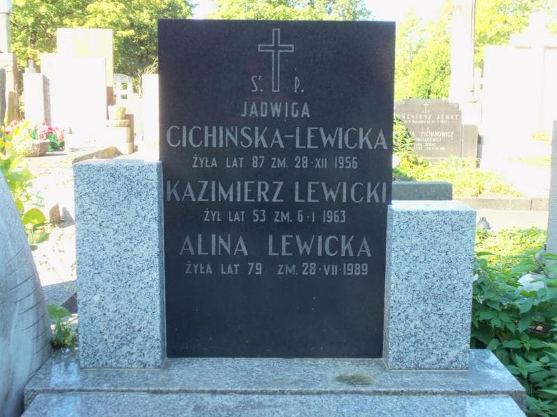 Zdjęcie grobu Jadwiga Cichińska-Lewicka (2)