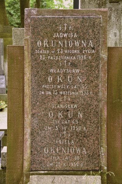 Zdjęcie grobu Jadwiga Okuniówna (2)