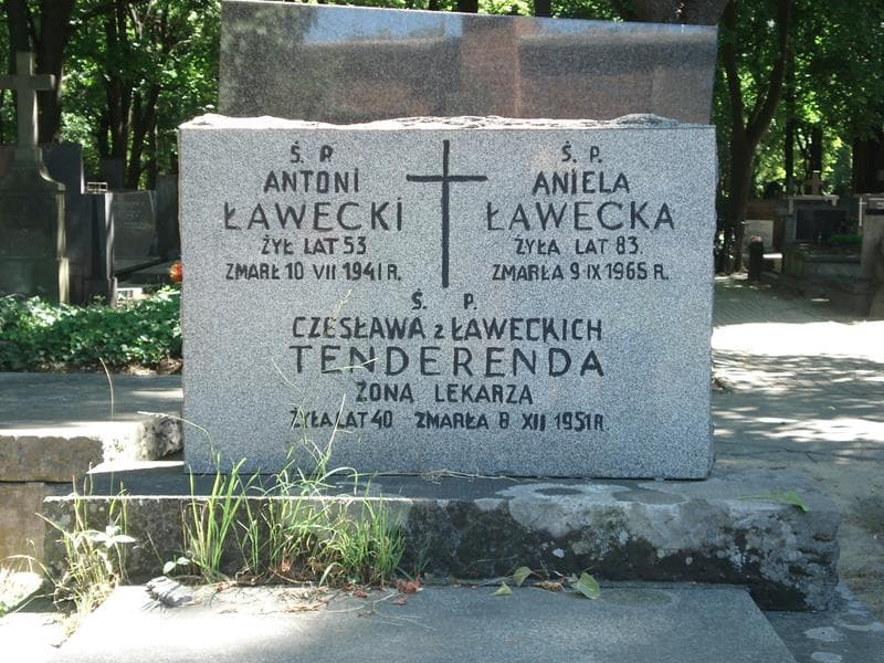 Zdjęcie grobu Czesława Tenderenda (1)