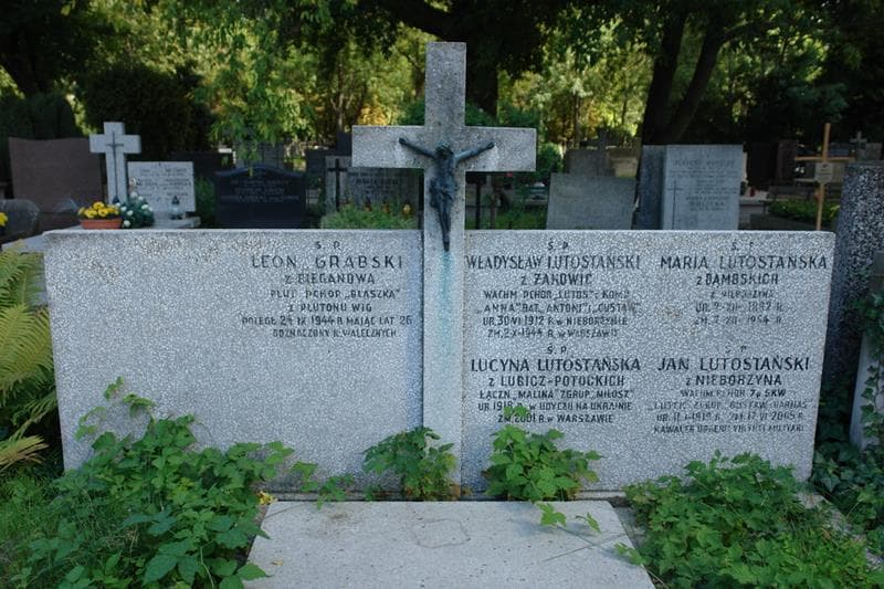 Zdjęcie grobu Jan Lutostański (2)