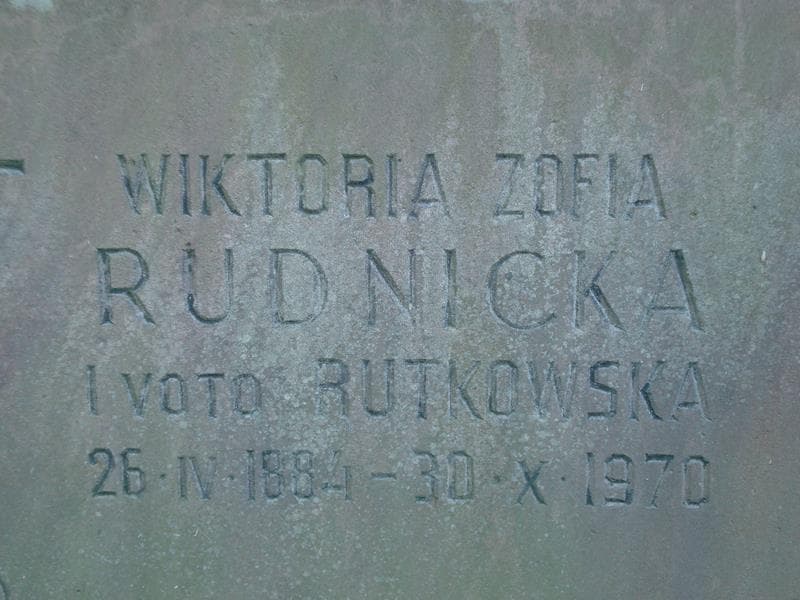 Zdjęcie grobu Wiktoria Zofia Rudnicka (2)