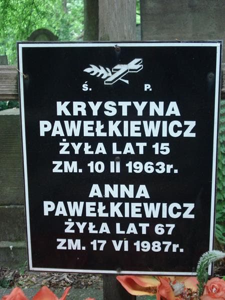 Zdjęcie grobu Krystyna Pawełkiewicz (2)