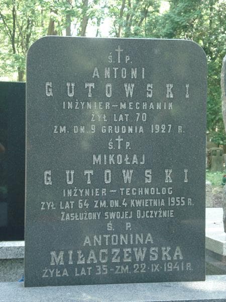 Zdjęcie grobu Mikołaj Gutowski (2)