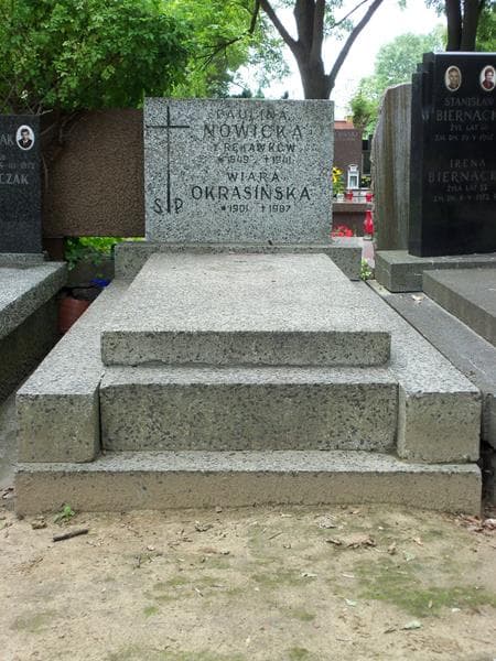 Zdjęcie grobu: Wiara Okrasińska